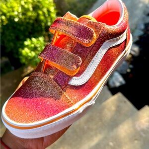 Kids Old Skool Glitter Shoe